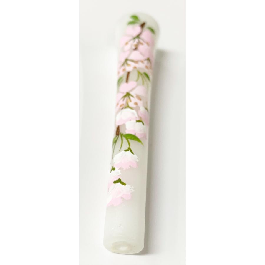 淡路梅薫堂 絵ろうそく4月のお花桜「サクラ」。花ろうそく 花蝋燭 絵