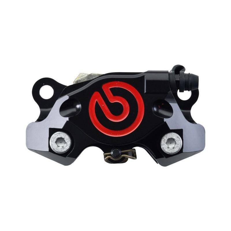 brembo ブレンボ GP2-CR CNC 2P リアキャリパー ブラックアルマイト レッドロゴ φ34 取付ピッチ84mm｜awaji-moto-parts｜06