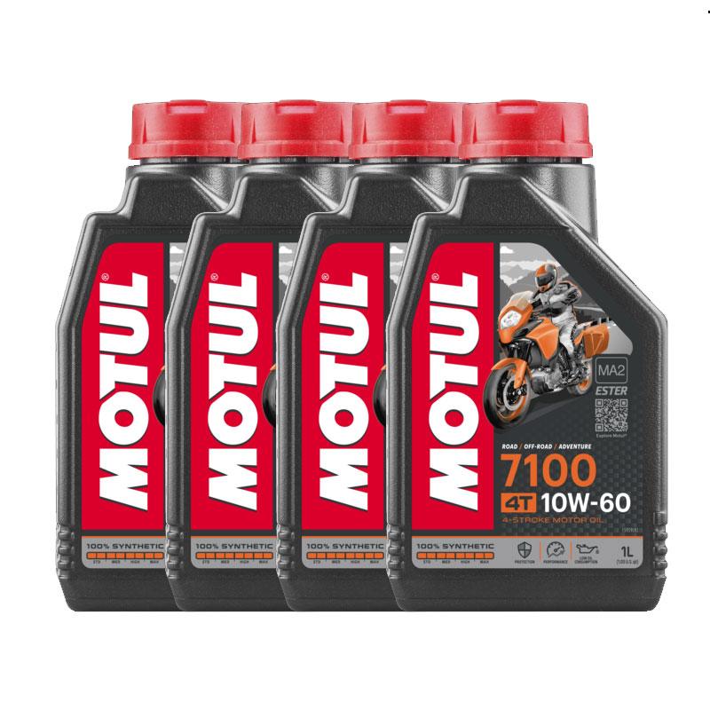 モチュール 7100 4T MA2 10W60 1L 4缶 4本 正規品 4本SETでお得】MOTUL モチュール 7100 4T 10W-60 1L x4 バイク 100