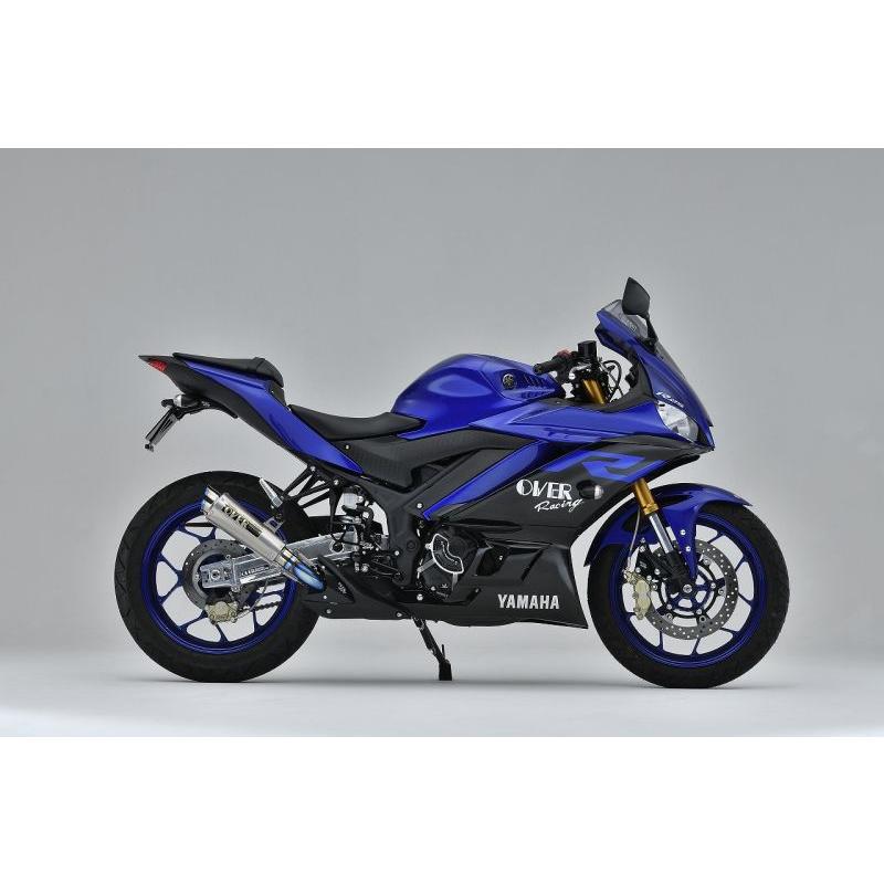 数々の賞を受賞 OVER Racing オーヴァーレーシング GP-PERFORMANCE RS フルチタン スリップオン MT-25 ´18-´19/´20-´21 YZF-R25 ´18/´19-´21