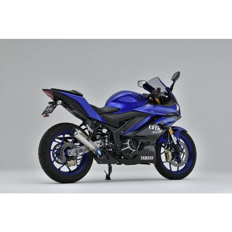 数々の賞を受賞 OVER Racing オーヴァーレーシング GP-PERFORMANCE RS フルチタン スリップオン MT-25 ´18-´19/´20-´21 YZF-R25 ´18/´19-´21