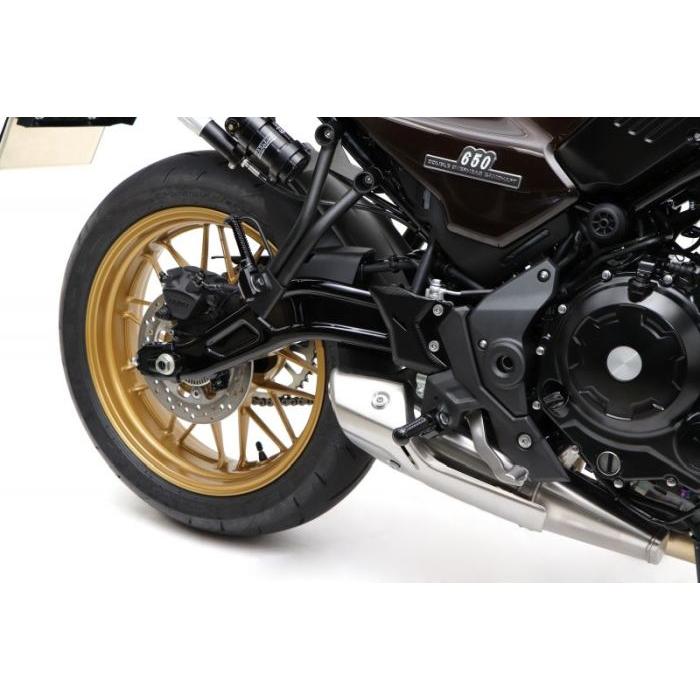ACTIVE アクティブ ステップバー タンデム側 シルバー KAWASAKI ACTIVE アクティブ ステップバー タンデム側 シルバー KAWASAKI