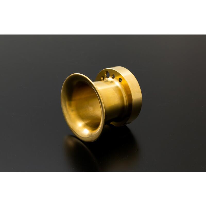 PMC ピーエムシー CR用ビレットエアファンネル 真鍮製 (ショート/45mm