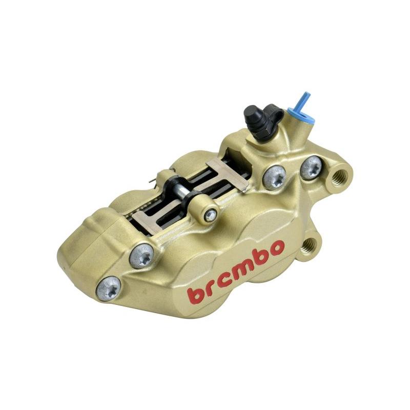 brembo ブレーキキャリパー P4 30/34 40mm 左右用（金/赤） brembo ブレンボ P4-40R アキシャル 4P キャリパー ゴールド レッド