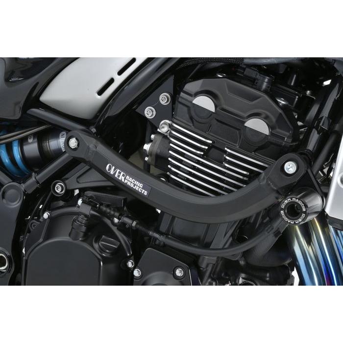 OVER オーバー サブフレームキット ブラック/ガンコート Z900RS '21-｜awaji-moto-parts｜02