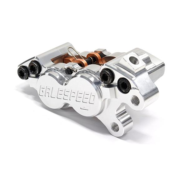GALESPEED ビレット フロント4Pキャリパー 右 SIL φ34-30 GALESPEED ビレット フロント4Pキャリパー 右 SIL φ34-30