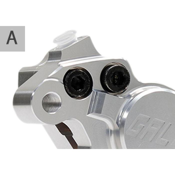 GALESPEED ビレット フロント4Pキャリパー 右 SIL φ34-30 GALESPEED ビレット フロント4Pキャリパー 右 SIL φ34-30