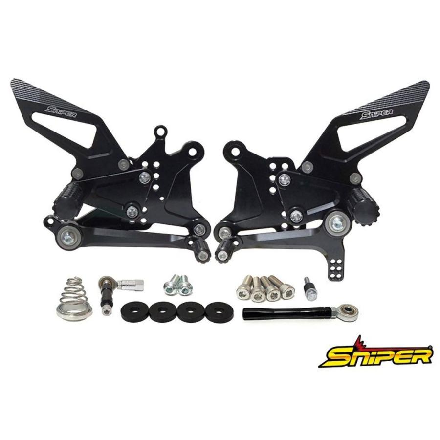 SNIPER スナイパー バックステップ 黒 NINJA ZX-6R (19-) ZX636G