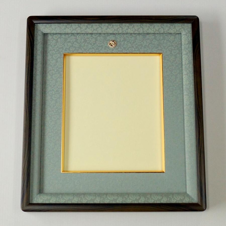 黒檀仕上げ受賞記念写真額四つ切サイズ 重厚感たっぷりに仕上げた