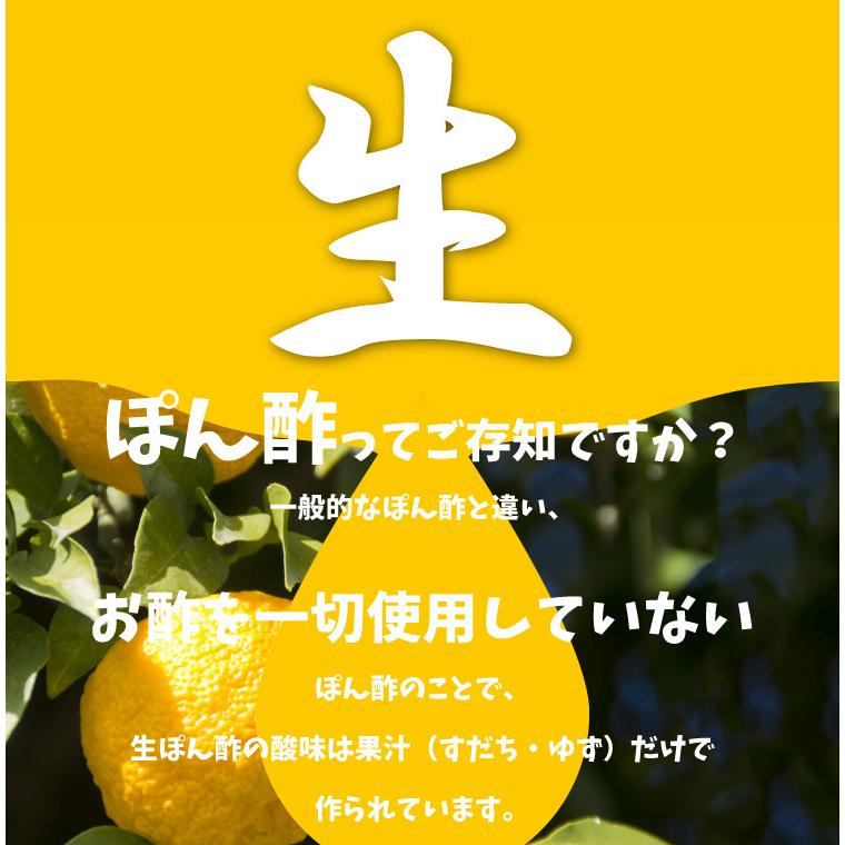 生ポン酢 お肉の友 お肉乃友 300ml×3本 松鶴 弥栄屋商店 よ〜いドン キャンプ ベランピング 無添加 純国産 ゆずポン 産地直送 送料無料 有吉 桜井 夜会｜awajikodawari｜03