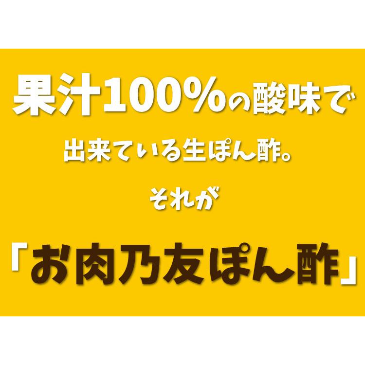 生ポン酢 お肉の友 お肉乃友 300ml×3本 松鶴 弥栄屋商店 よ〜いドン キャンプ ベランピング 無添加 純国産 ゆずポン 産地直送 送料無料 有吉 桜井 夜会 爆買 | ブランド登録なし | 03