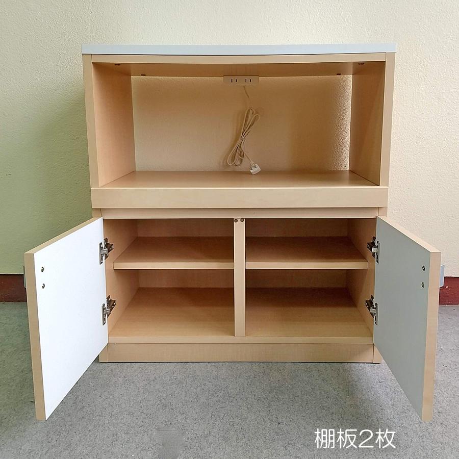 レンジ台 キッチンカウンター 幅68cm キッチン収納 ナチュラル