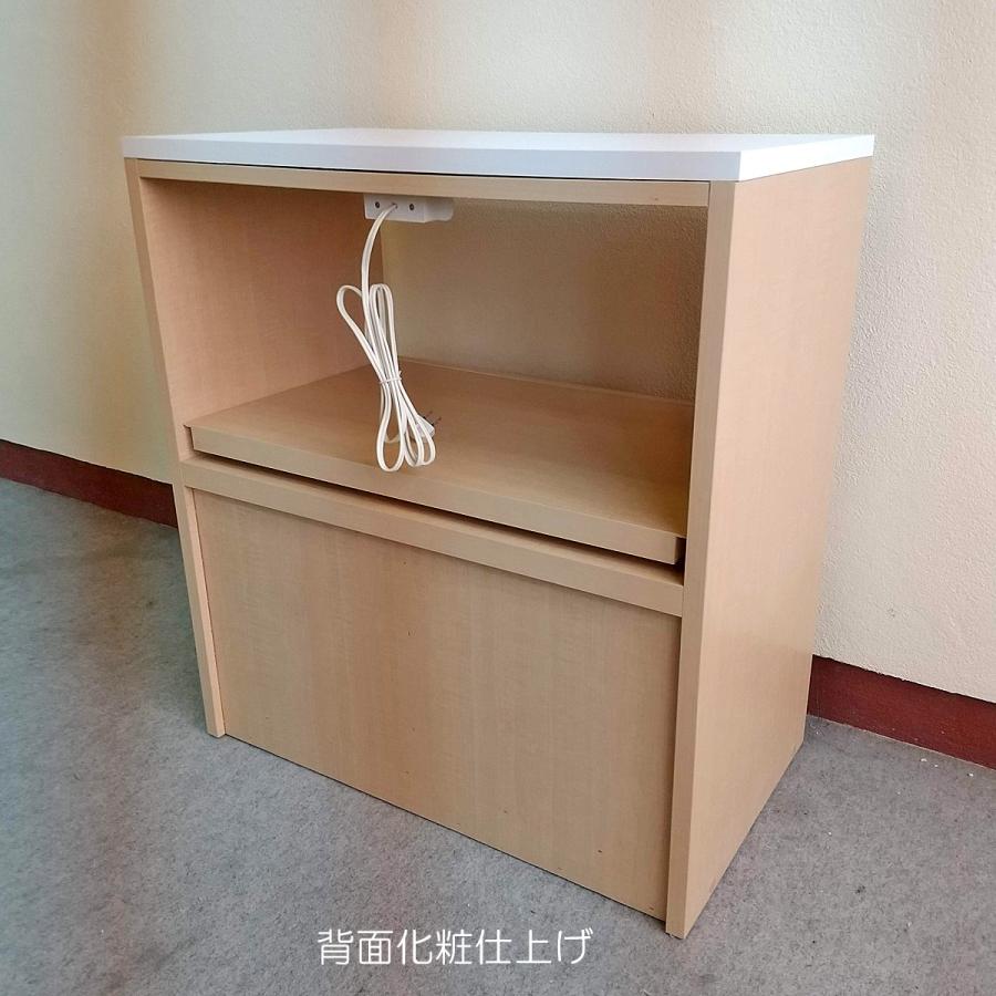 アイクラフト 展示品 レンジ台 キッチンカウンター 幅68cm キッチン 