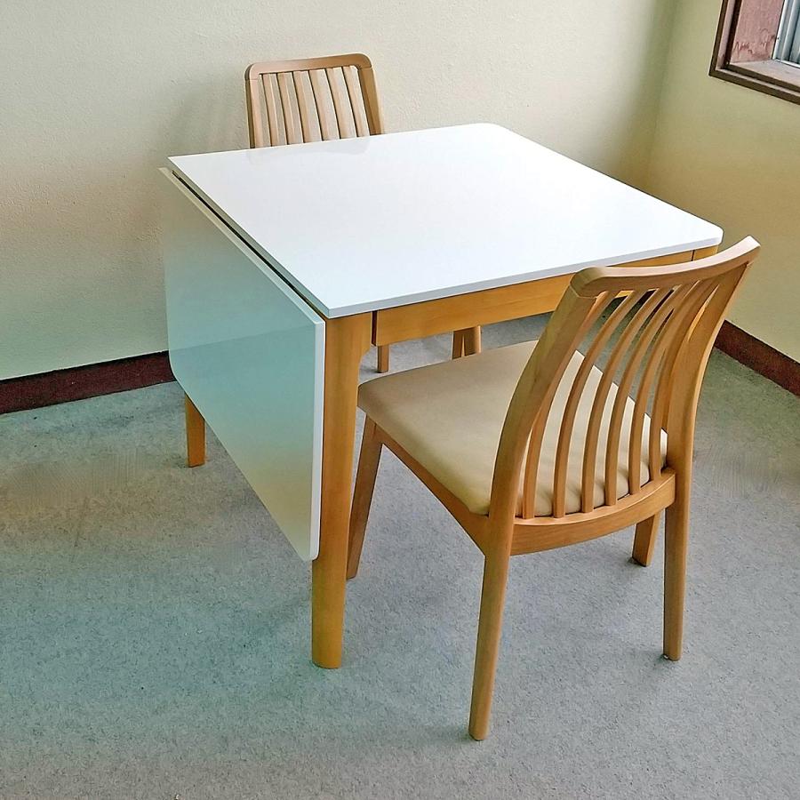 新品、未使用 クリスマスプレゼント 伸長式ダイニング3点セット ...