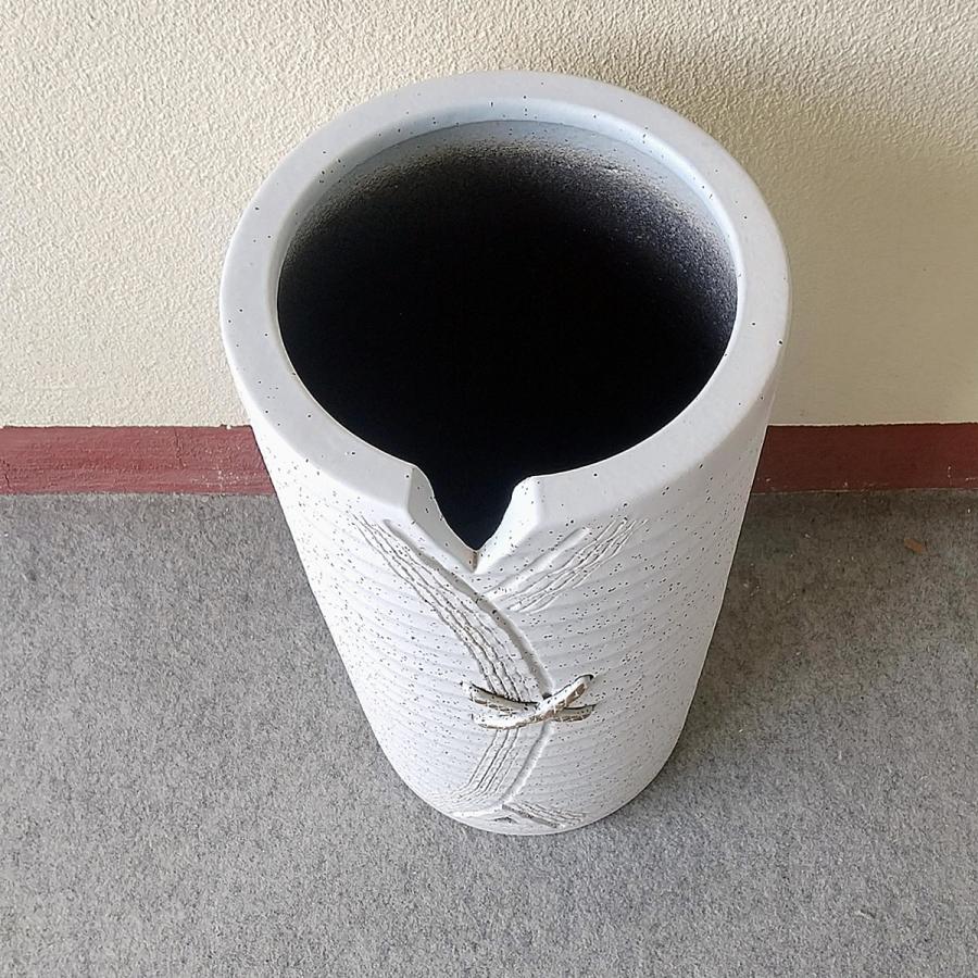 awa]☆陶器傘立て☆結び傘立TK-720□信楽焼 ヤマタツ陶業 陶器