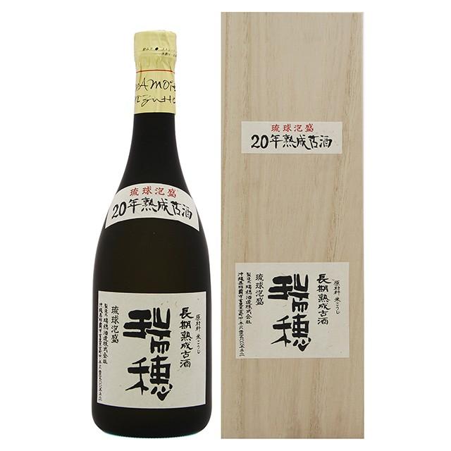 泡盛 古酒 瑞穂酒造 / 瑞穂 20年熟成古酒 木箱入り 30度,720ml 送料