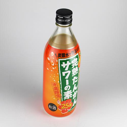 リキュール 久米仙酒造 / 完熟たんかんサワーの素 25度,500ml / 贈り物 ギフト お歳暮 お中元 敬老の日 父の日 家飲み 宅飲み｜awamori-street｜02