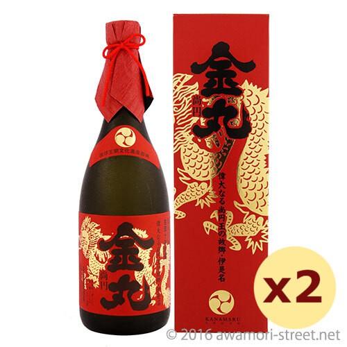古酒十年貯蔵泡盛　金丸 泡盛 金丸 10年古酒 35度,720ml ×2本セット / 伊是名酒造 贈り物