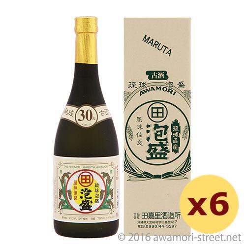 泡盛 古酒 やんばる酒造(田嘉里) / まるた 30度,720ml ×6本セット
