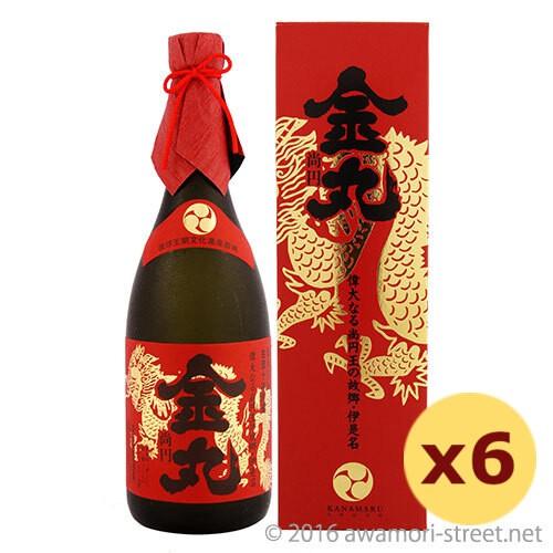 泡盛 古酒 伊是名酒造 / 金丸 10年 35度,720ml ×6本セット 送料無料