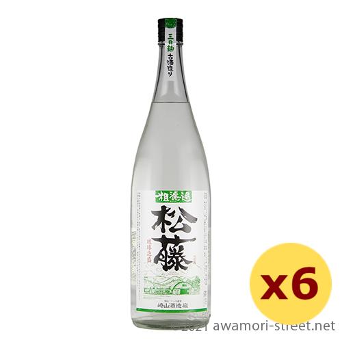 1*8様 松藤 1,800ml 44度 2本 粗濾過 泡盛 詰口2005年 泡盛 松藤 粗濾過 44度,1800ml x 6本セット / 古酒造りに最適 贈り物