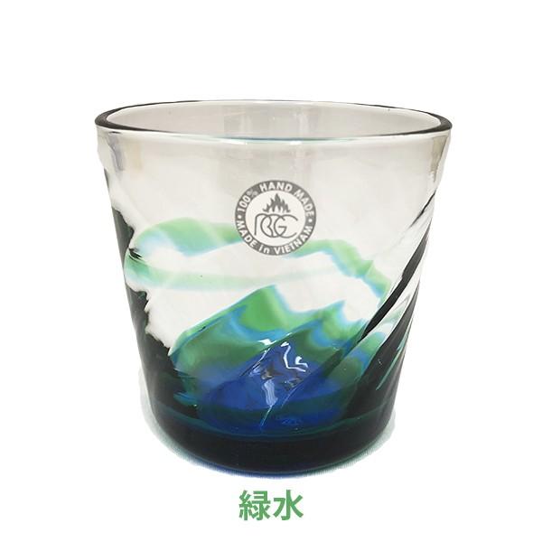 南国ロックグラス3色 オレンジ黄色 青水 緑水 グラス 琉球ガラス 沖縄ギフト 沖縄お土産 お中元 母の日 Nangoku1 泡盛地酒横丁 通販 Yahoo ショッピング