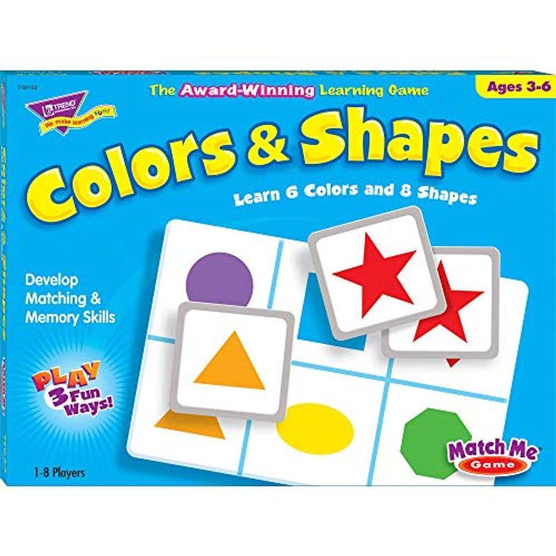 トレンド 英単語 カードゲーム マッチミーゲーム 色と形 Trend Match Me Games Colors & Shapes T58