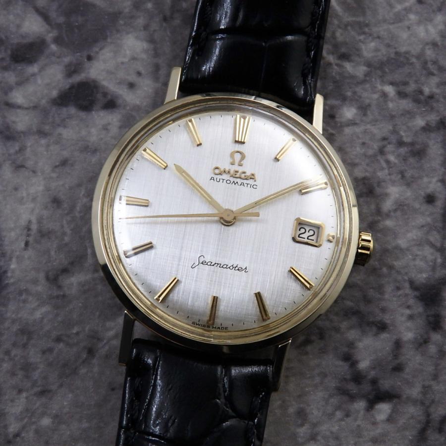 SEAMASTER オメガ シーマスター アンティーク 金無垢 1962年自動 SEAMASTER オメガ シーマスター アンティーク 金無垢 1962年自動