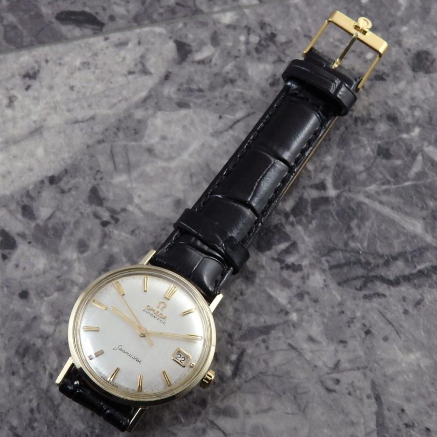 SEAMASTER オメガ シーマスター アンティーク 金無垢 1962年自動 SEAMASTER オメガ シーマスター アンティーク 金無垢 1962年自動