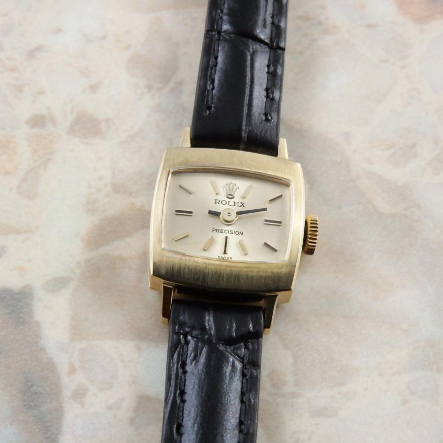 ROLEX ロレックス レディース アンティーク 金無垢 スクエア ROLEX ロレックス レディース アンティーク 金無垢 スクエア