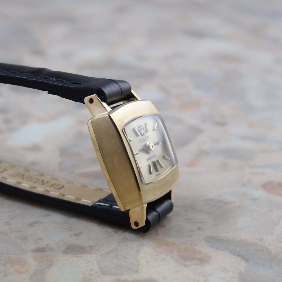 ROLEX ロレックス レディース アンティーク 金無垢 スクエア ROLEX ロレックス レディース アンティーク 金無垢 スクエア