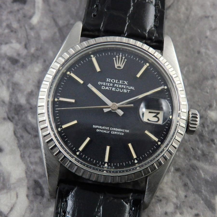 デイトジャスト ロレックス レッドアイ 希少 Ref.1603 ブラック  