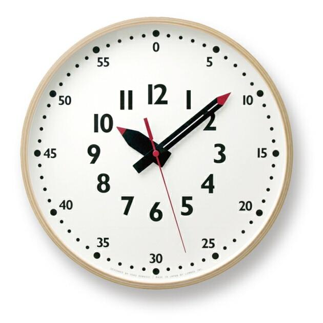 Lemnos タカタレムノス 壁掛け時計 YD14-08L fun pun clock ふんぷんくろっく Lサイズ モンテッソーリ [時計 壁掛け 掛｜awatsu-com｜04