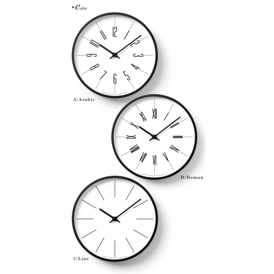掛け時計 Lemnos タカタレムノス 時計台の時計 Lサイズ Roman Arabic 