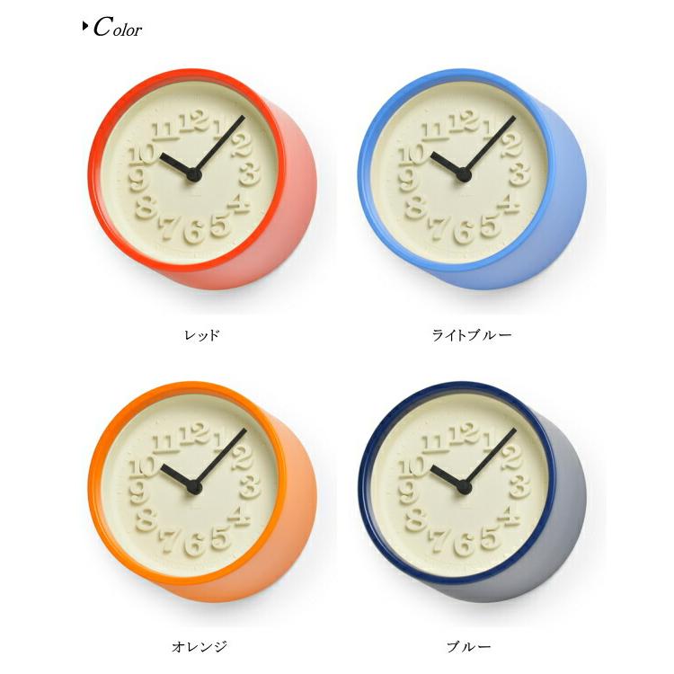 小さな時計 WR07-15 置き時計 壁掛け時計 Lemnos タカタレムノス