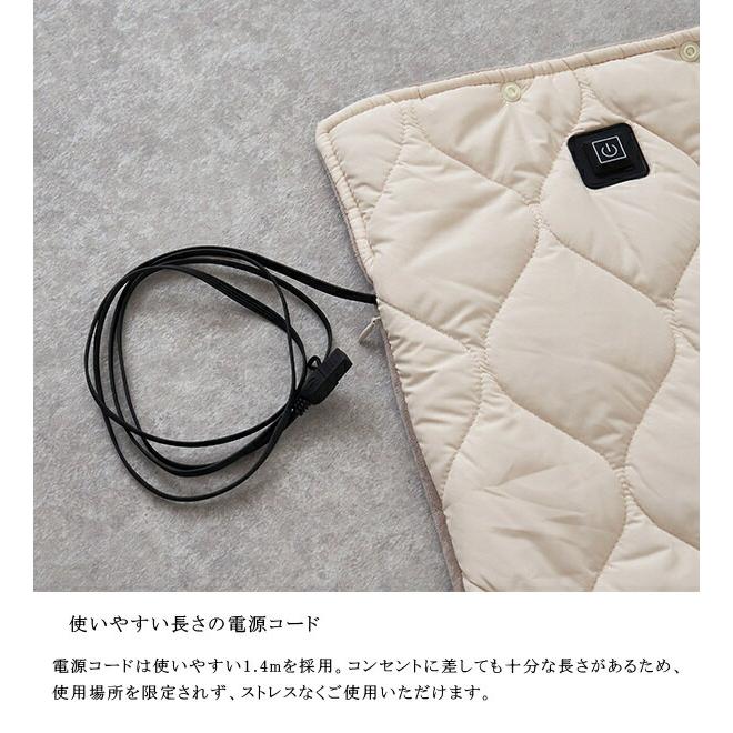 あったかキルティング USB給電式3WAYブランケット LCAWA010 ライフオン