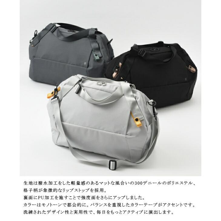 ミレスト ストラクト 2WAY スクエア ボストンバッグ MLS274 グレー