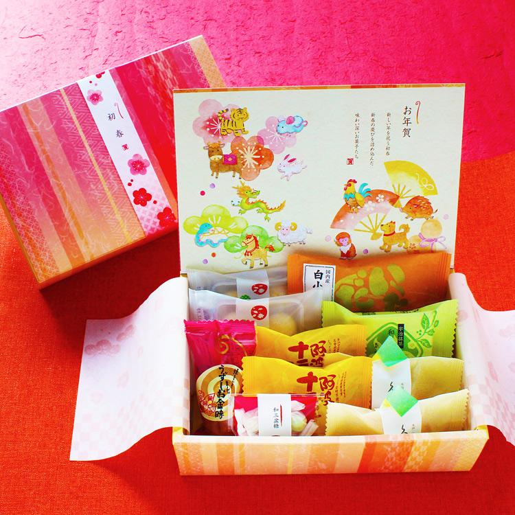 お年賀 お正月 ギフト 干支 和菓子 送料無料 詰め合わせ スイーツ プチ