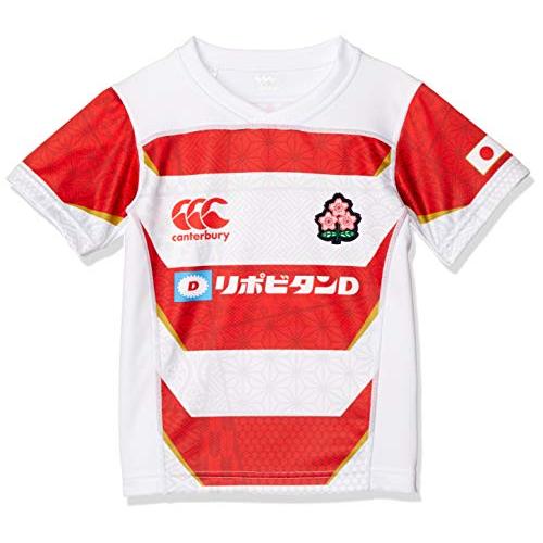 [カンタベリー] レプリカジャージ JAPAN KIDS REPLICA HOME ホワイト 日本 140 (日本サイズ140 相当)