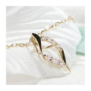 K18YG WG PG 0.1ct ダイヤモンド ネックレス ゴールド ひし形 菱形 菱 