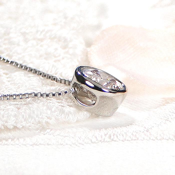 Pt900 0.5ct 一粒 ダイヤモンド ネックレス 送料無料 プラチナ 人気