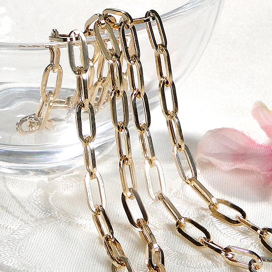 K18YG 中空 ペーパークリップ チェーン ネックレス 3.5ミリ 全長45cm 送料無料 18金 K18 18K ゴールド 地金のみ チェーンネックレス 人気 ペンダント ben0156 |  | 03