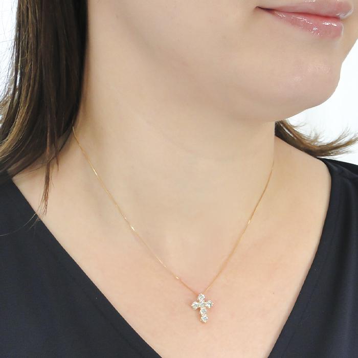 K18 YG PG WG 1.0ct ダイヤモンド ネックレス 送料無料 18金 ゴールド 