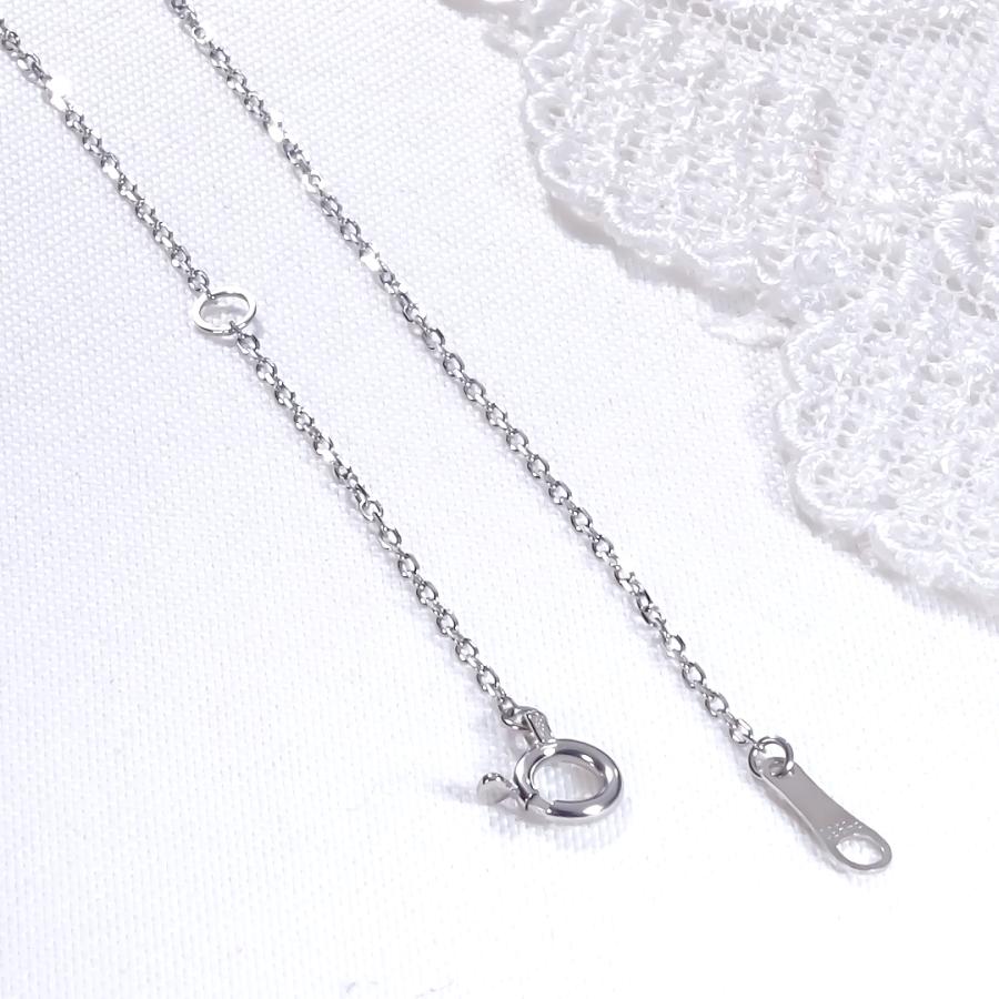 Pt900 0.02ct パール ＆ ダイヤモンド ネックレス プラチナ プラチナ 