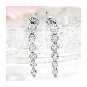 pt900☆プラチナ合計0.5ctダイヤモンドピアス(ペア)☆美品 pt900 0.5ct ペアモチーフ ダイヤモンド ピアス 送料無料