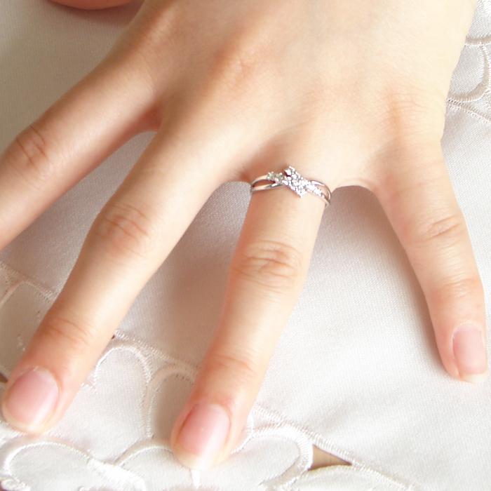 Pt900 【0.2ct】テン ダイヤモンド リングダイヤ 送料無料 0.2ct プラチナ pt900 シンプル マリッジ プレゼント 記念日 結婚 婚約 ブライダル ber0005の画像