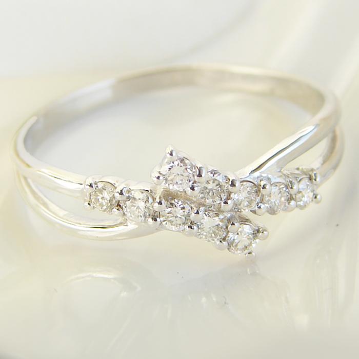 Pt900 【0.2ct】テン ダイヤモンド リングダイヤ 送料無料 0.2ct プラチナ pt900 シンプル マリッジ プレゼント 記念日 結婚 婚約 ブライダル ber0005の画像
