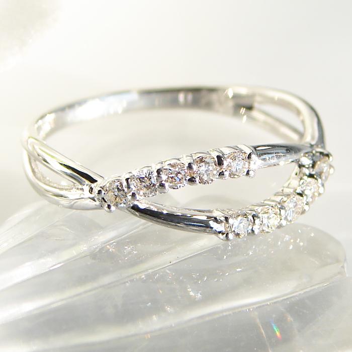 pt900 【0.2ct】 テン ダイヤモンド リング プラチナ 0.2カラット テンダイヤモンド ダイヤモンド  0.2ct pt900 シンプル マリッジ プレゼント 記念日 結婚の画像