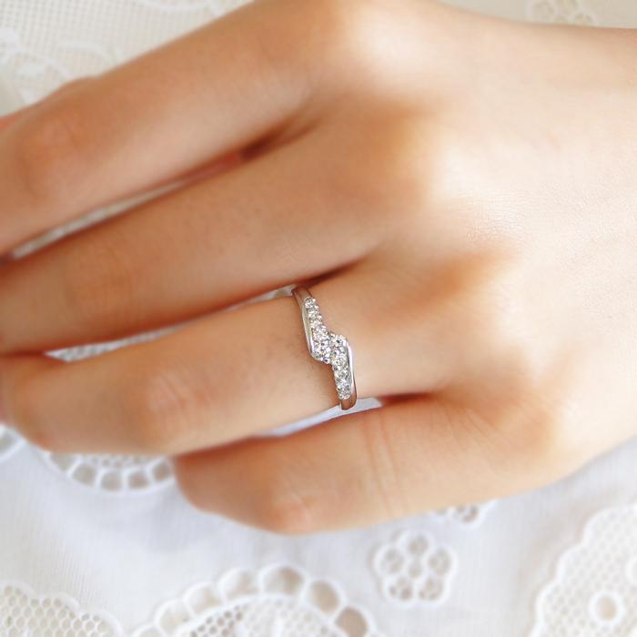 pt900【0.3ct】 テンダイヤモンド リング 10ダイヤ テンダイヤ プラチナ プラチナ900　ダイヤモンド  指輪 pt900 送料無料 0.3ct ber0056の画像