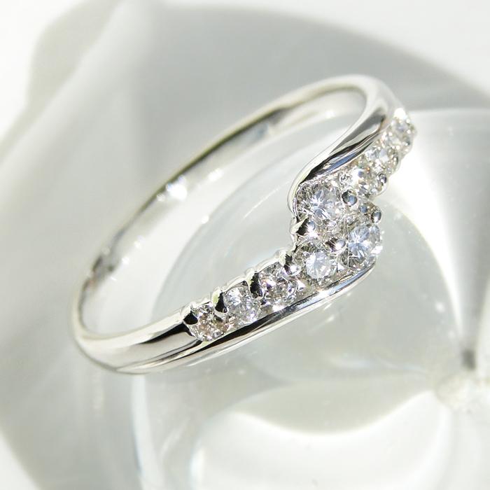 pt900【0.3ct】 テンダイヤモンド リング 10ダイヤ テンダイヤ プラチナ プラチナ900　ダイヤモンド  指輪 pt900 送料無料 0.3ct ber0056の画像